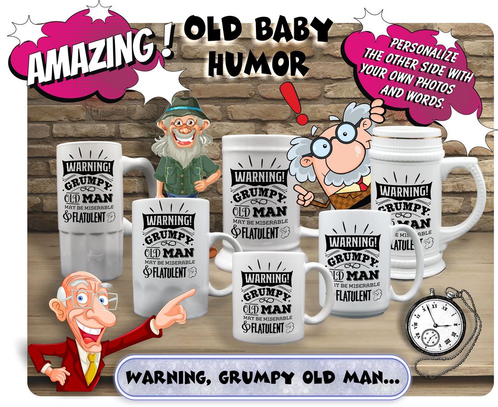 Funny Mugs & Steins Printed With 