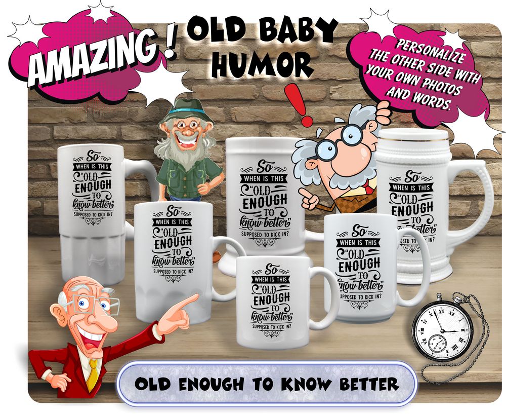 Funny Quote Mugs & Steins Printed With 